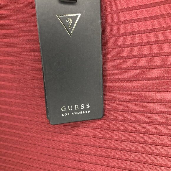 Guess Burgundy 2 Piece Set Zip-Up Skirt & Top (Top is XXS & Skirt is XS) - Picture 12 of 14